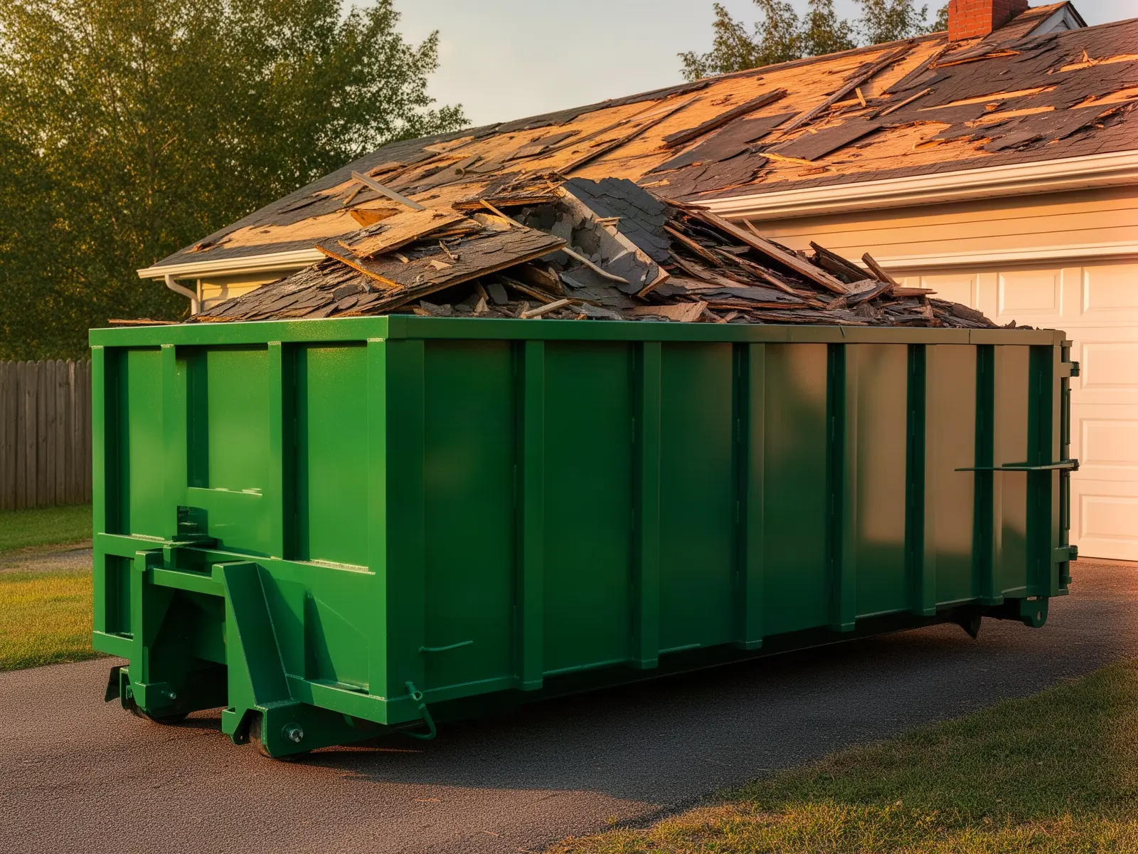 Roll-off dumpster from Rocky Springs Bin Rental in Clovis, CA